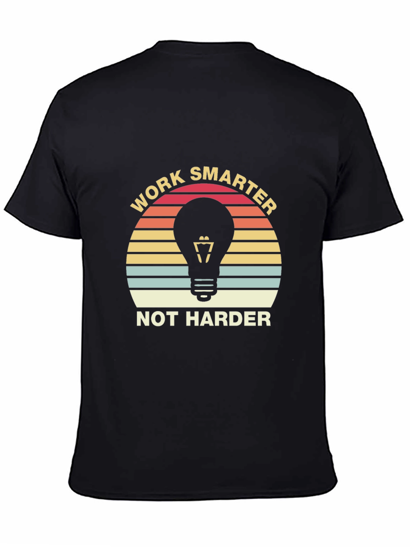 Work Smarter T-Shirt - Retro Style