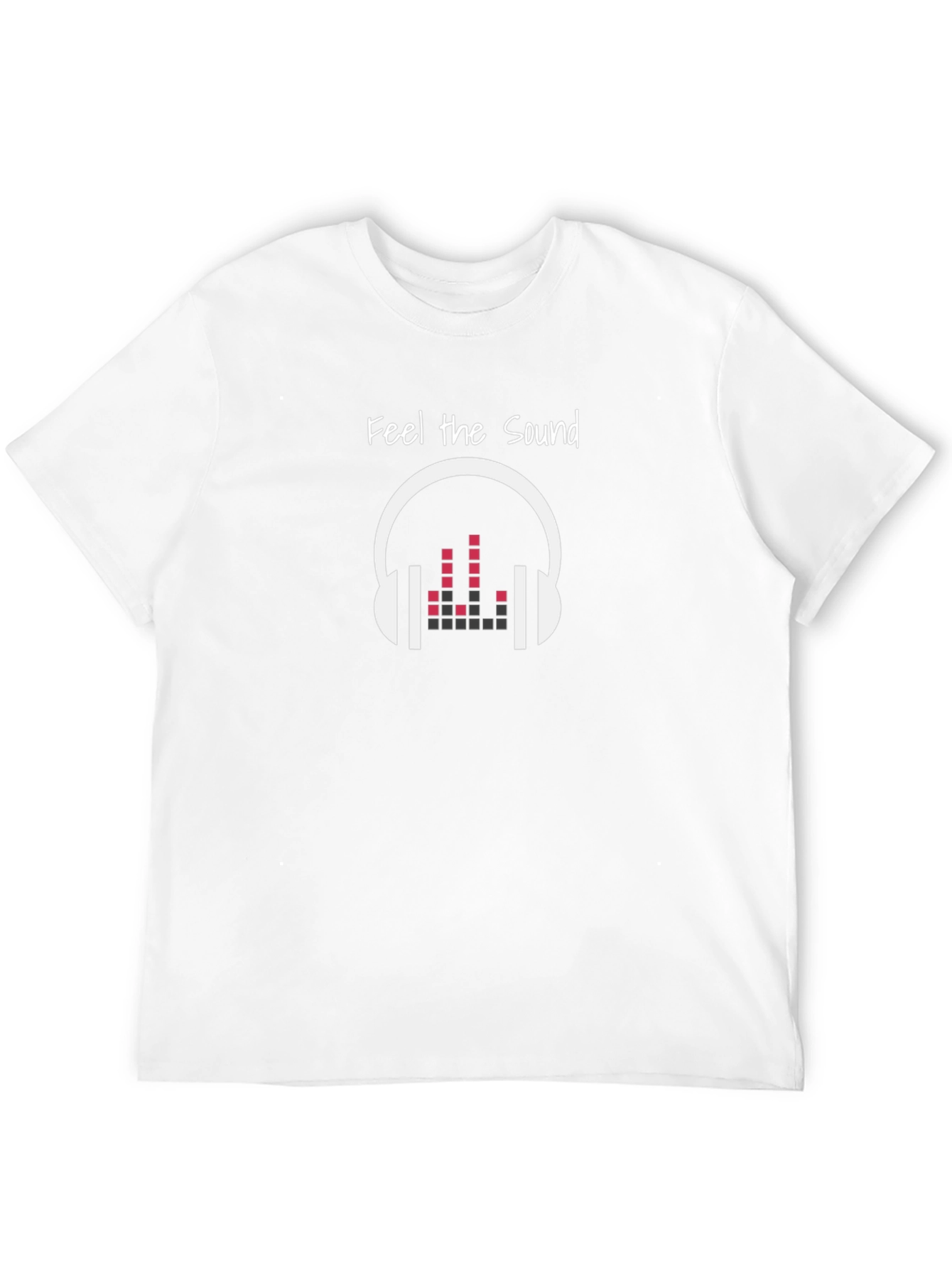 Feel the Sound Graphic Tee - Black Unisex Shirt