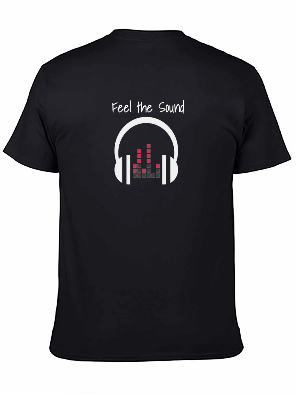 Feel the Sound Graphic Tee - Black Unisex Shirt