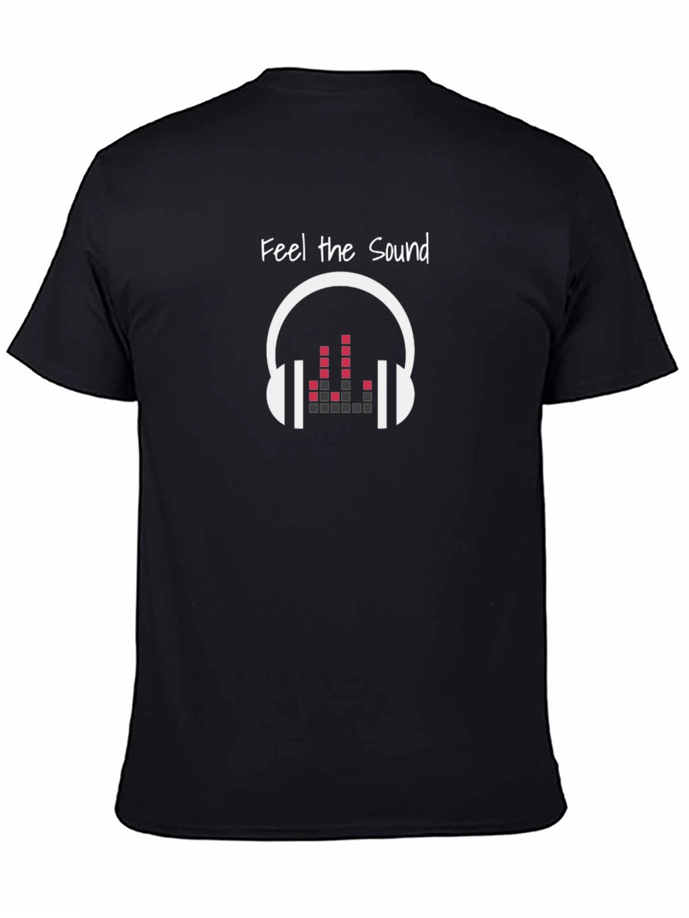 Feel the Sound Graphic Tee - Black Unisex Shirt