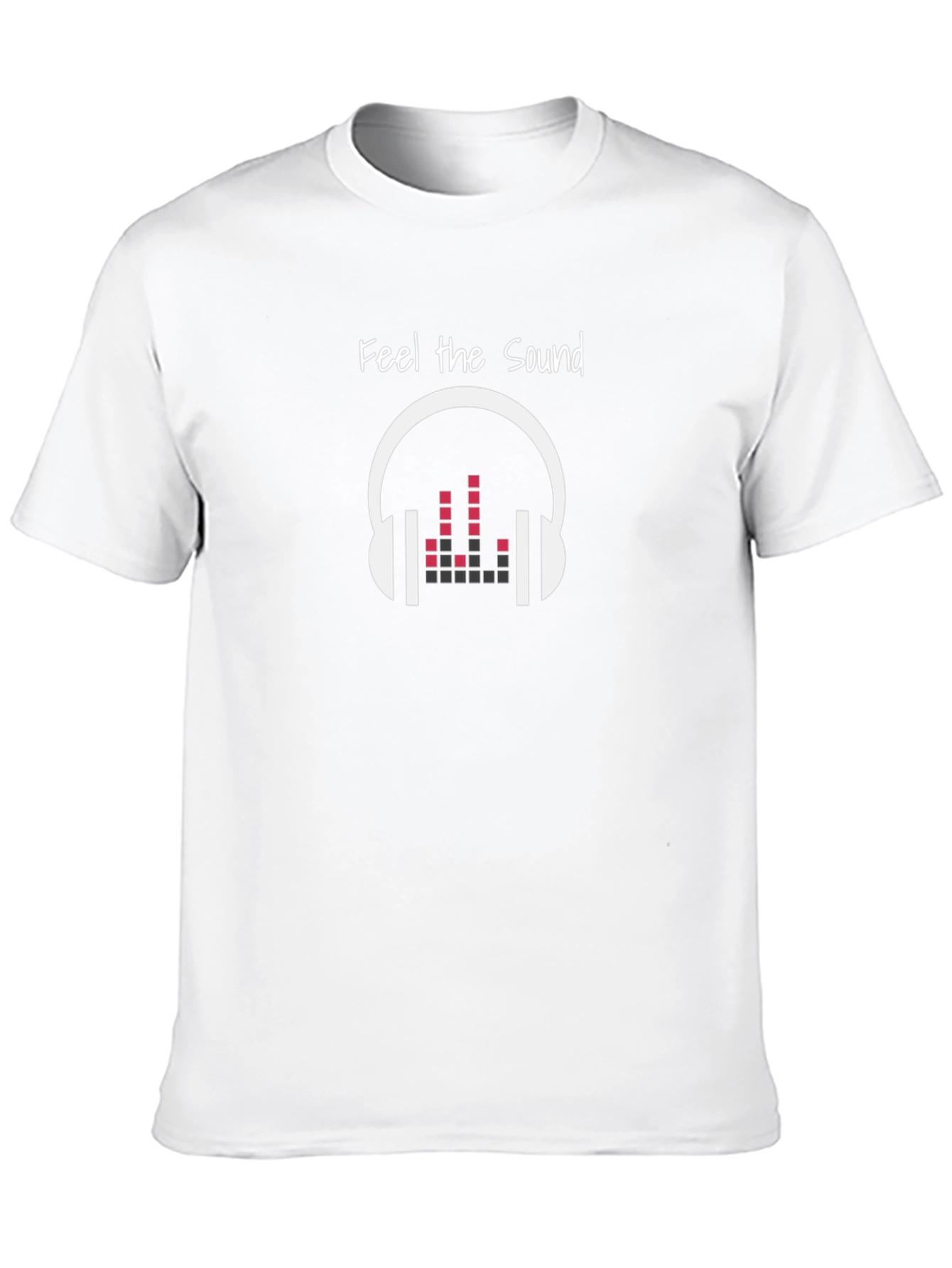Feel the Sound Graphic Tee - Black Unisex Shirt