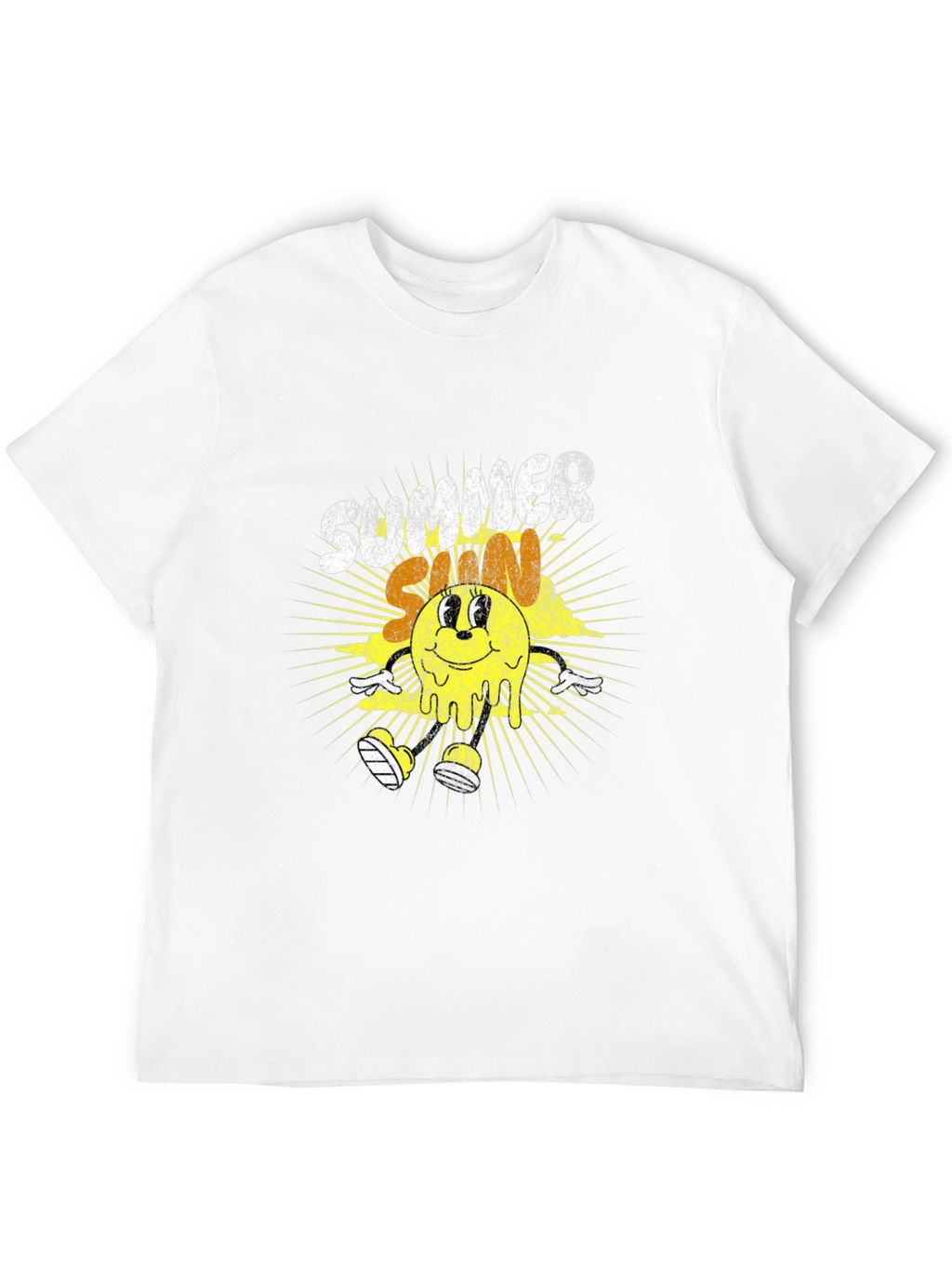 Summer Sun Graphic T-Shirt - Black Tee