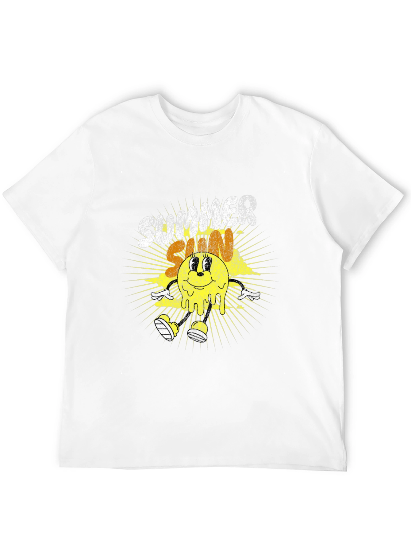 Summer Sun Graphic T-Shirt - Black Tee