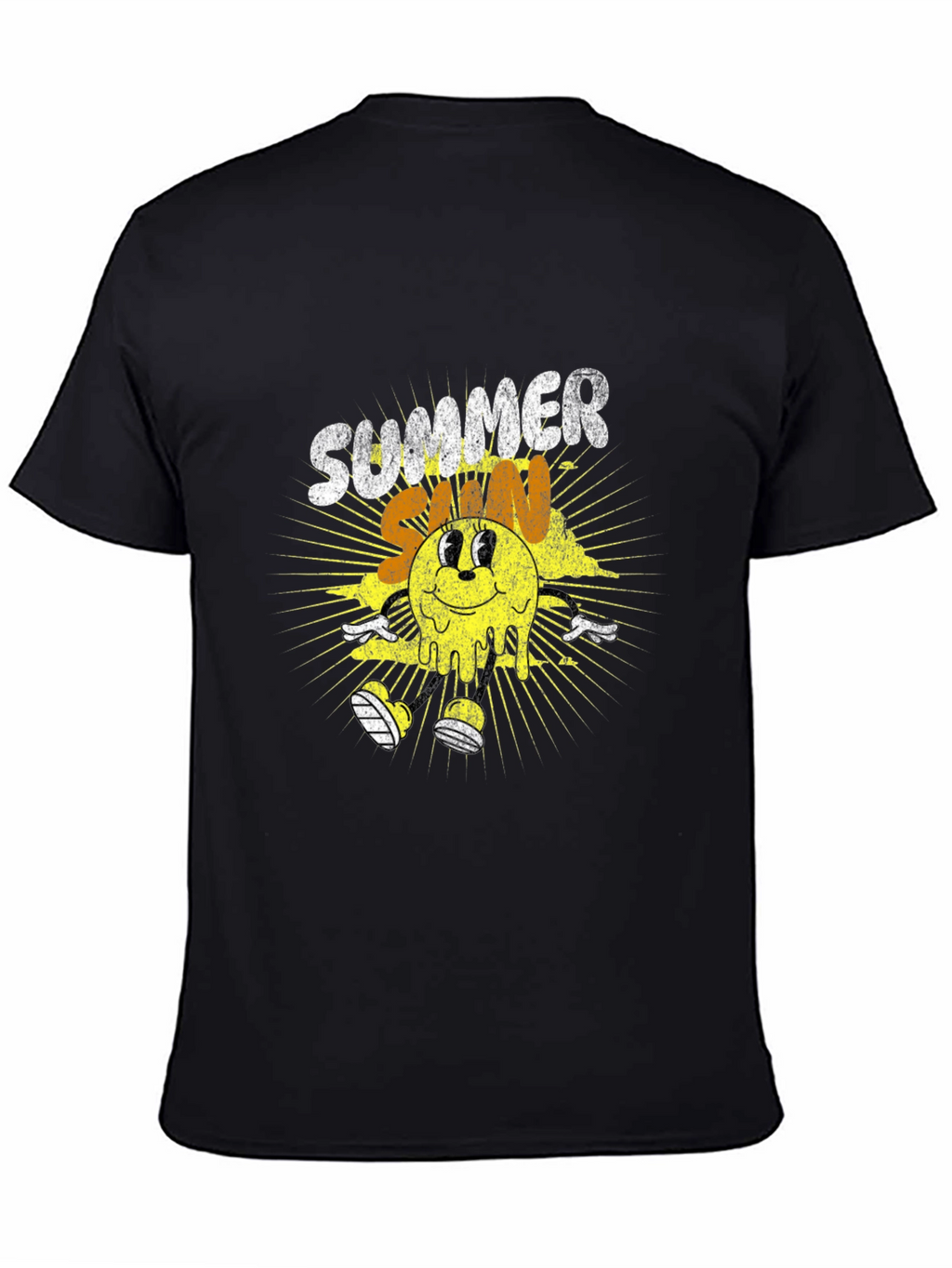 Summer Sun Graphic T-Shirt - Black Tee