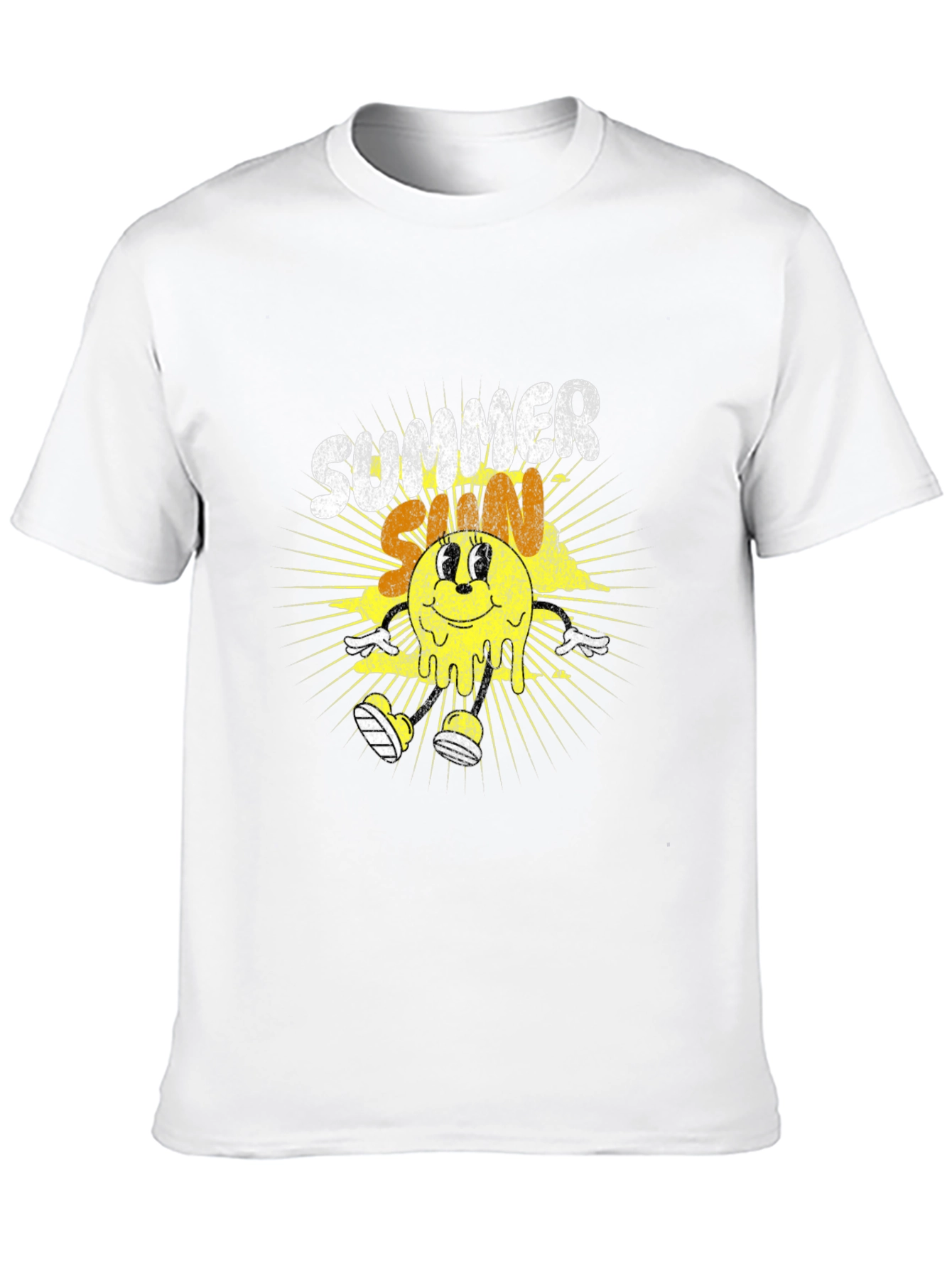 Summer Sun Graphic T-Shirt - Black Tee