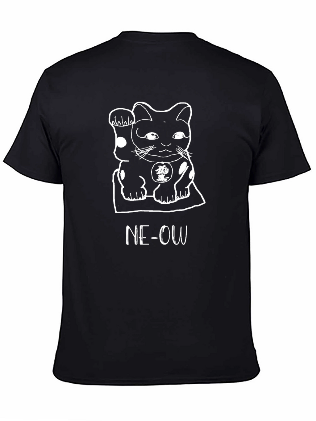 Lucky Cat Graphic Tee - NE-OW Humor