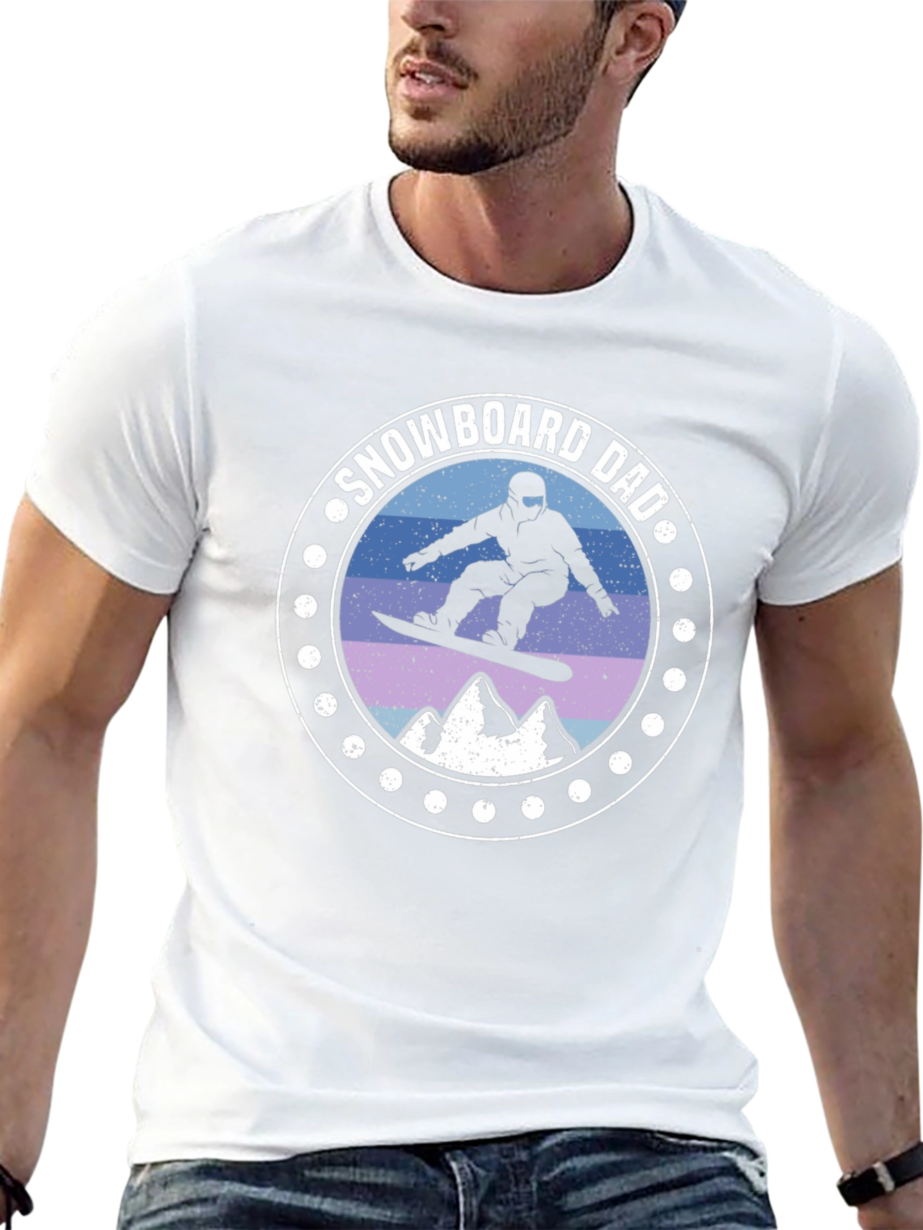 Snowboard Dad Graphic T-Shirt