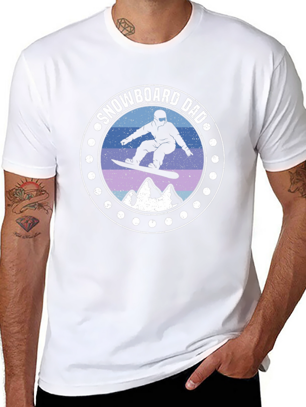 Snowboard Dad Graphic T-Shirt