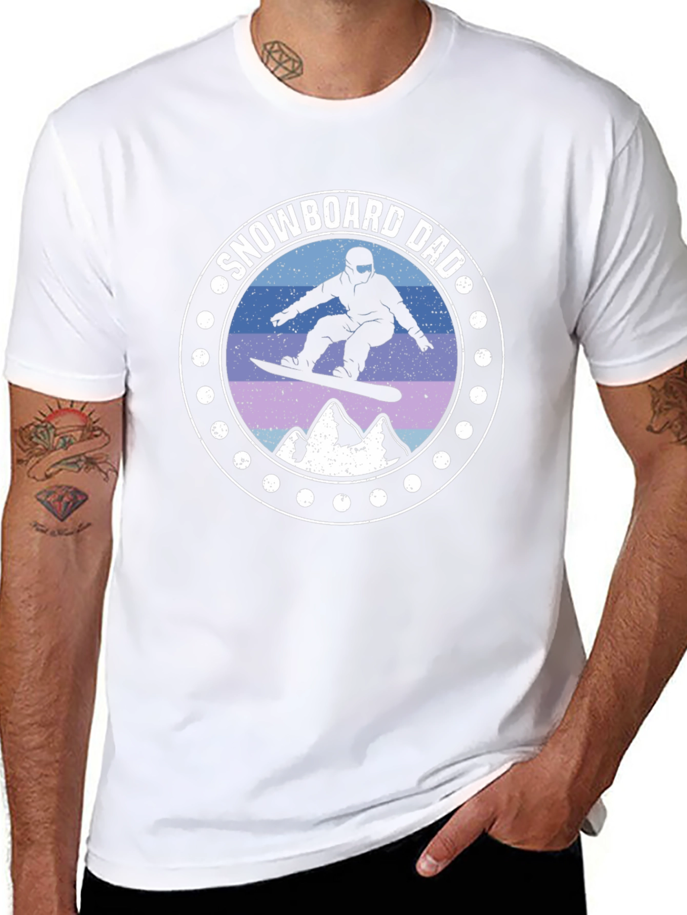 Snowboard Dad Graphic T-Shirt