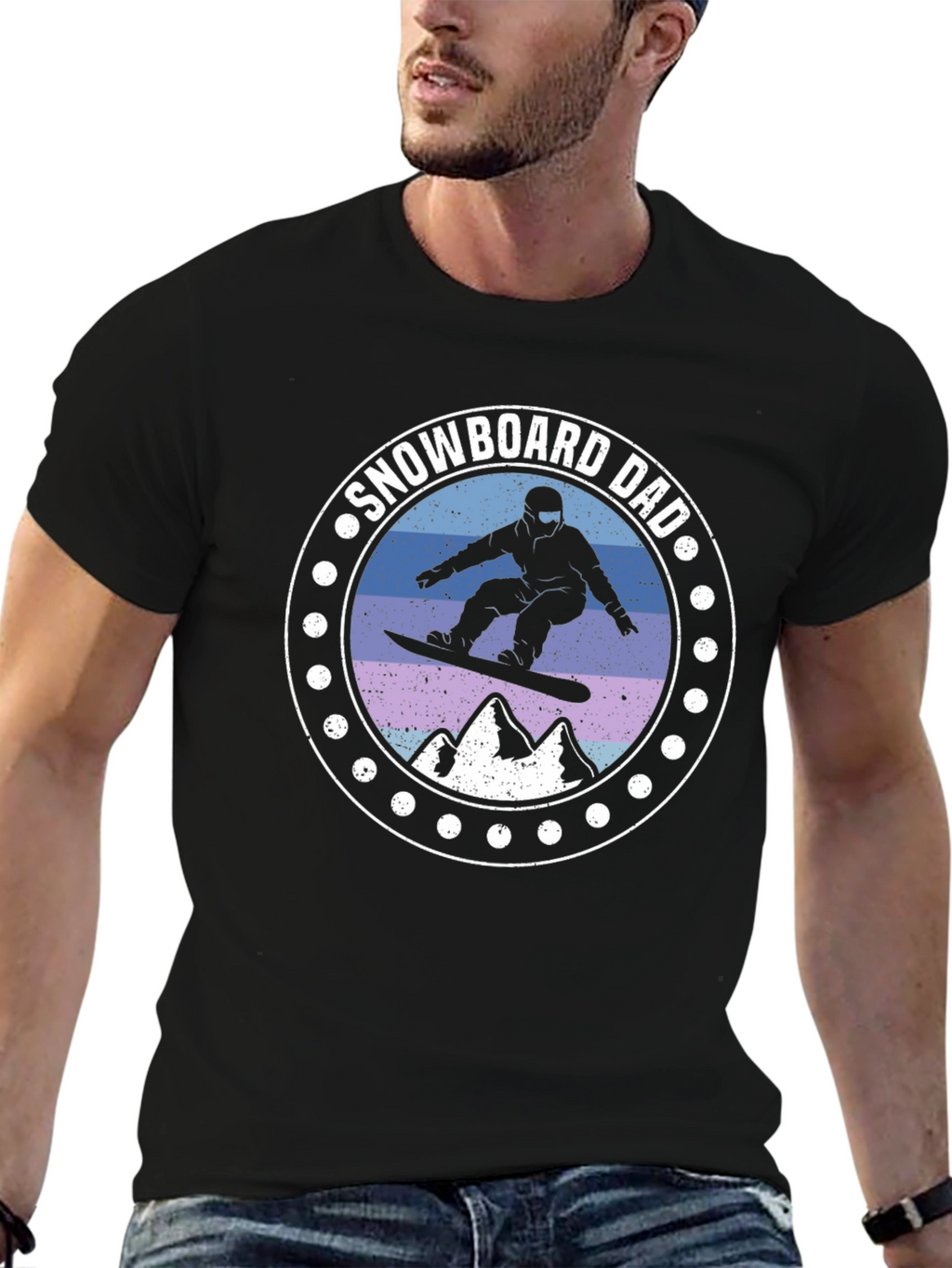 Snowboard Dad Graphic T-Shirt