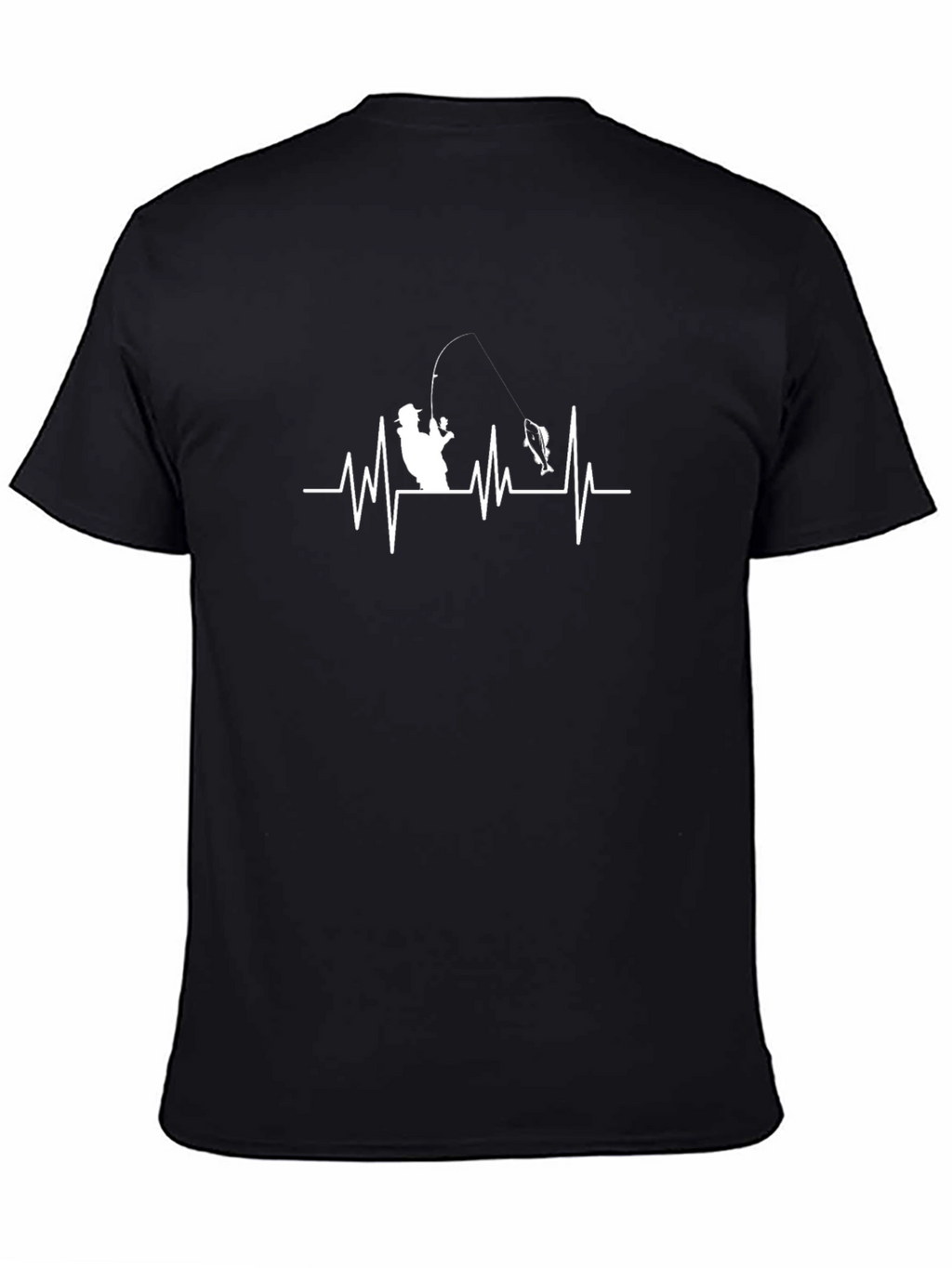 Fishing Heartbeat T-Shirt - Anglers Life Line Tee