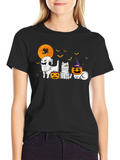 Halloween Cats & Dogs Graphic Tee
