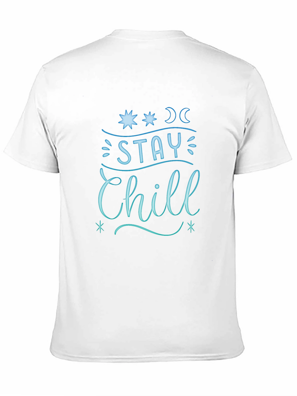 Stay Chill Graphic Tee - Relaxed Fit Black T-Shirt