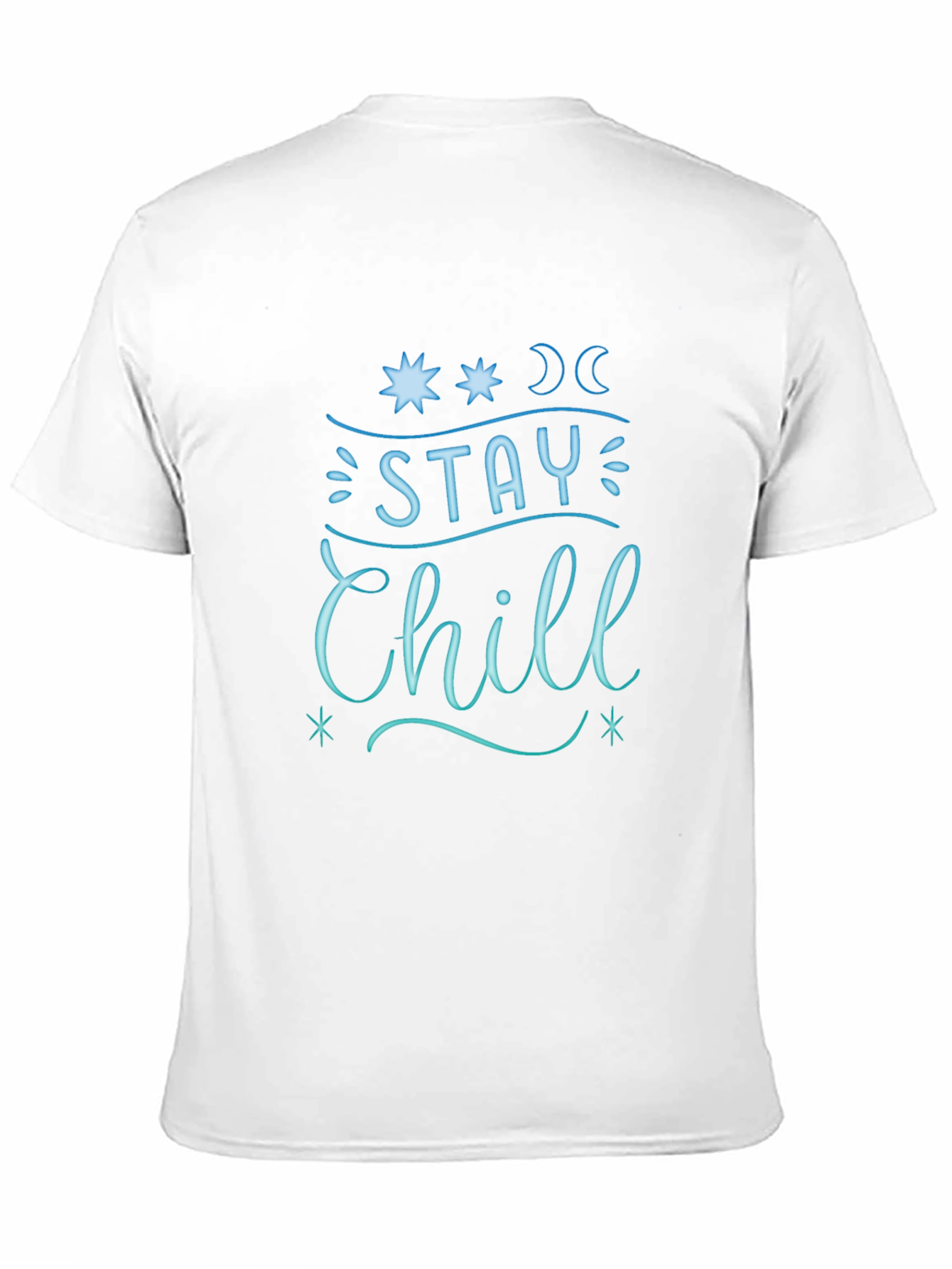 Stay Chill Graphic Tee - Relaxed Fit Black T-Shirt