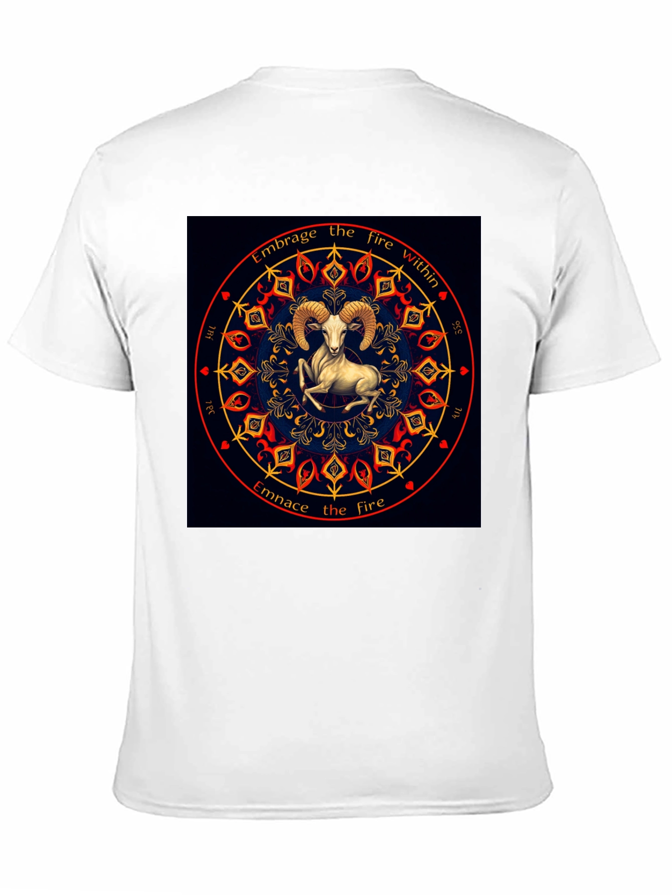 Embrace the Fire Within Aries Zodiac T-Shirt