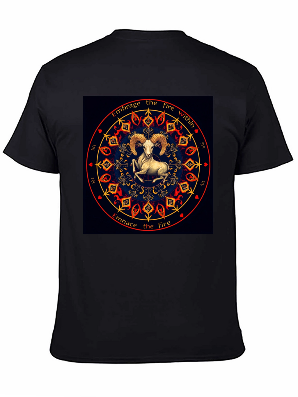 Embrace the Fire Within Aries Zodiac T-Shirt