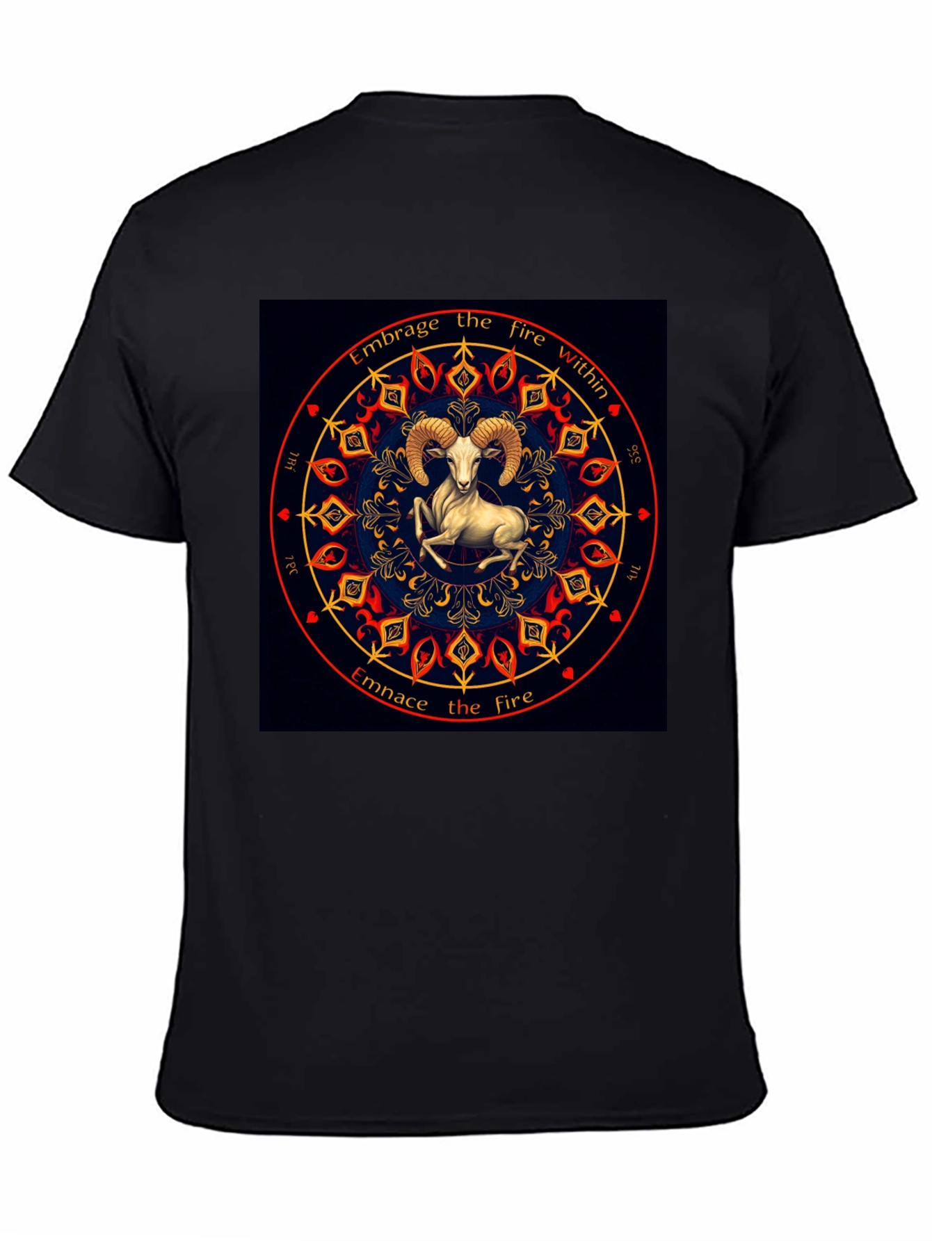 Embrace the Fire Within Aries Zodiac T-Shirt