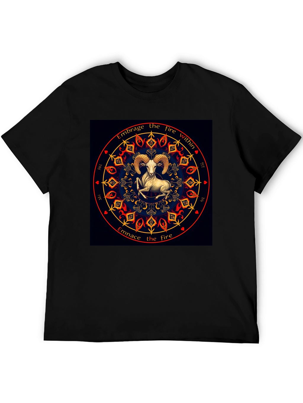Embrace the Fire Within Aries Zodiac T-Shirt