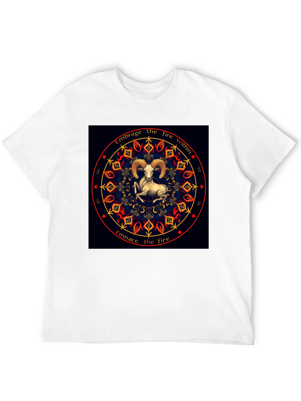 Embrace the Fire Within Aries Zodiac T-Shirt