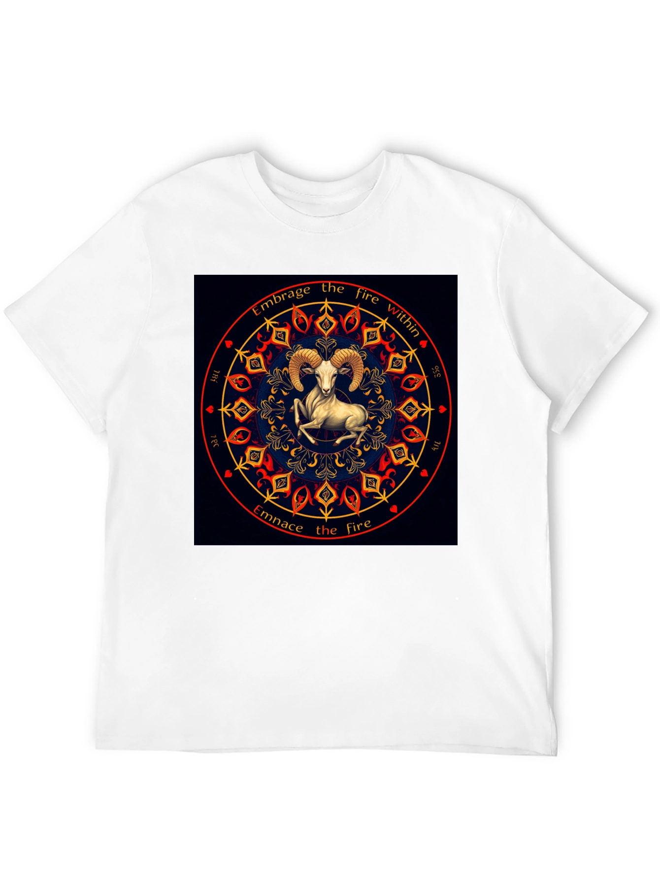 Embrace the Fire Within Aries Zodiac T-Shirt