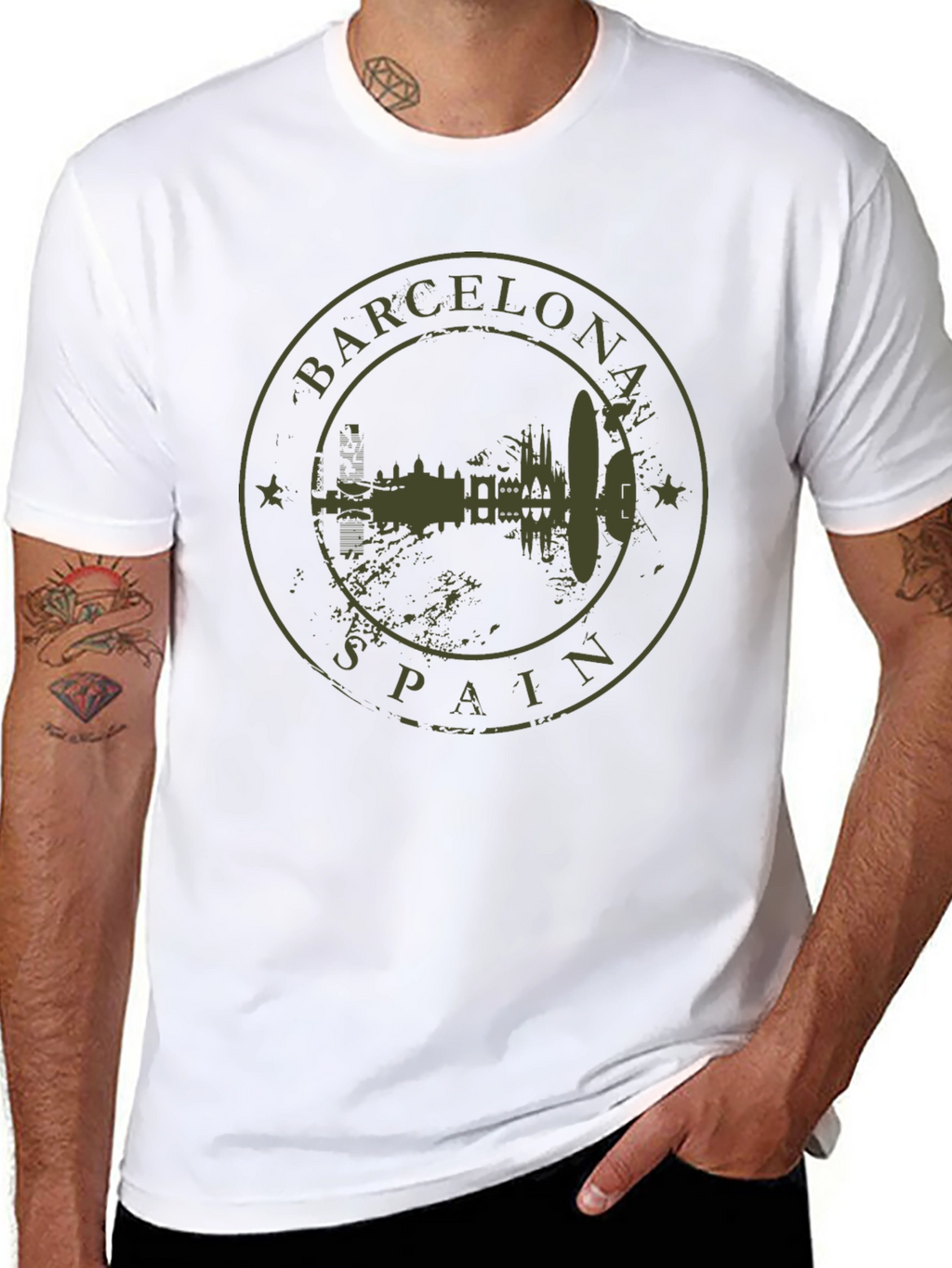 Barcelona Spain Graphic T-Shirt