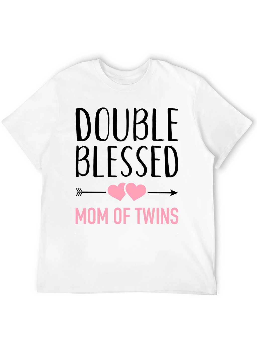 Double Blessed Mom of Twins Graphic T-Shirt