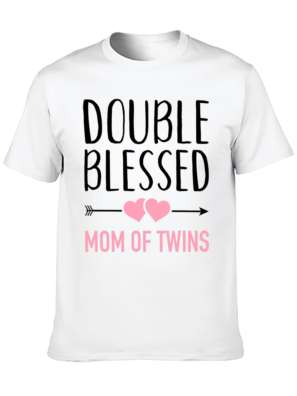 Double Blessed Mom of Twins Graphic T-Shirt