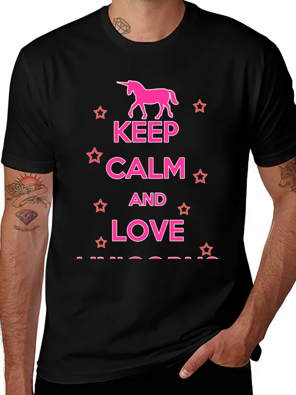 Keep Calm & Love Unicorns T-Shirt