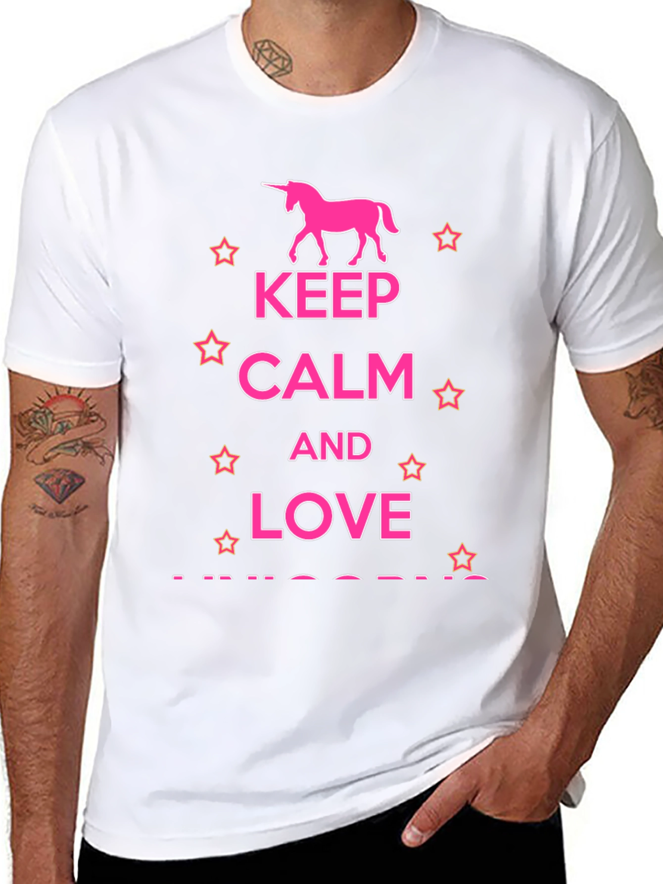 Keep Calm & Love Unicorns T-Shirt