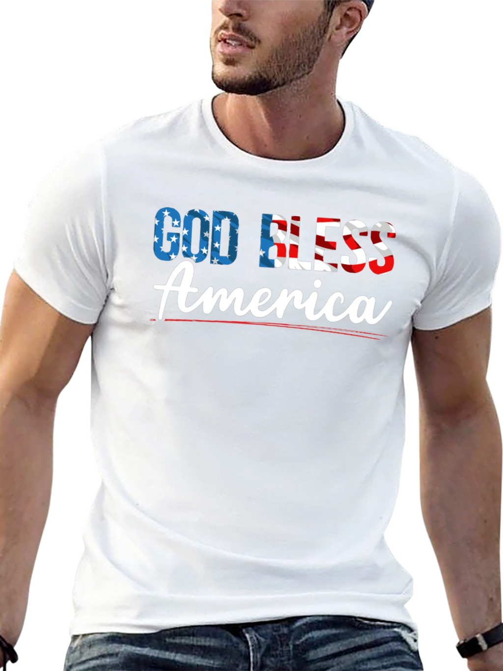 God Bless America Patriotic T-Shirt