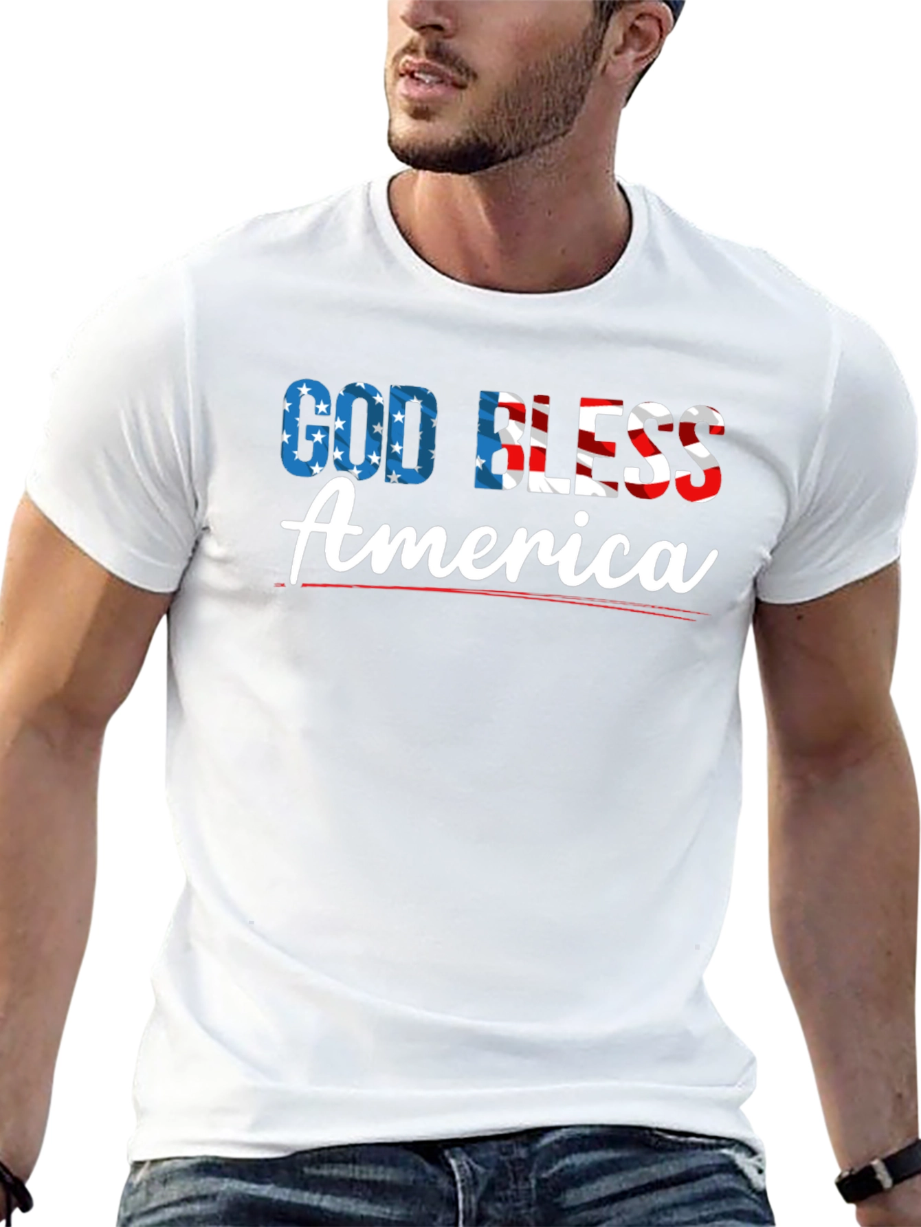 God Bless America Patriotic T-Shirt
