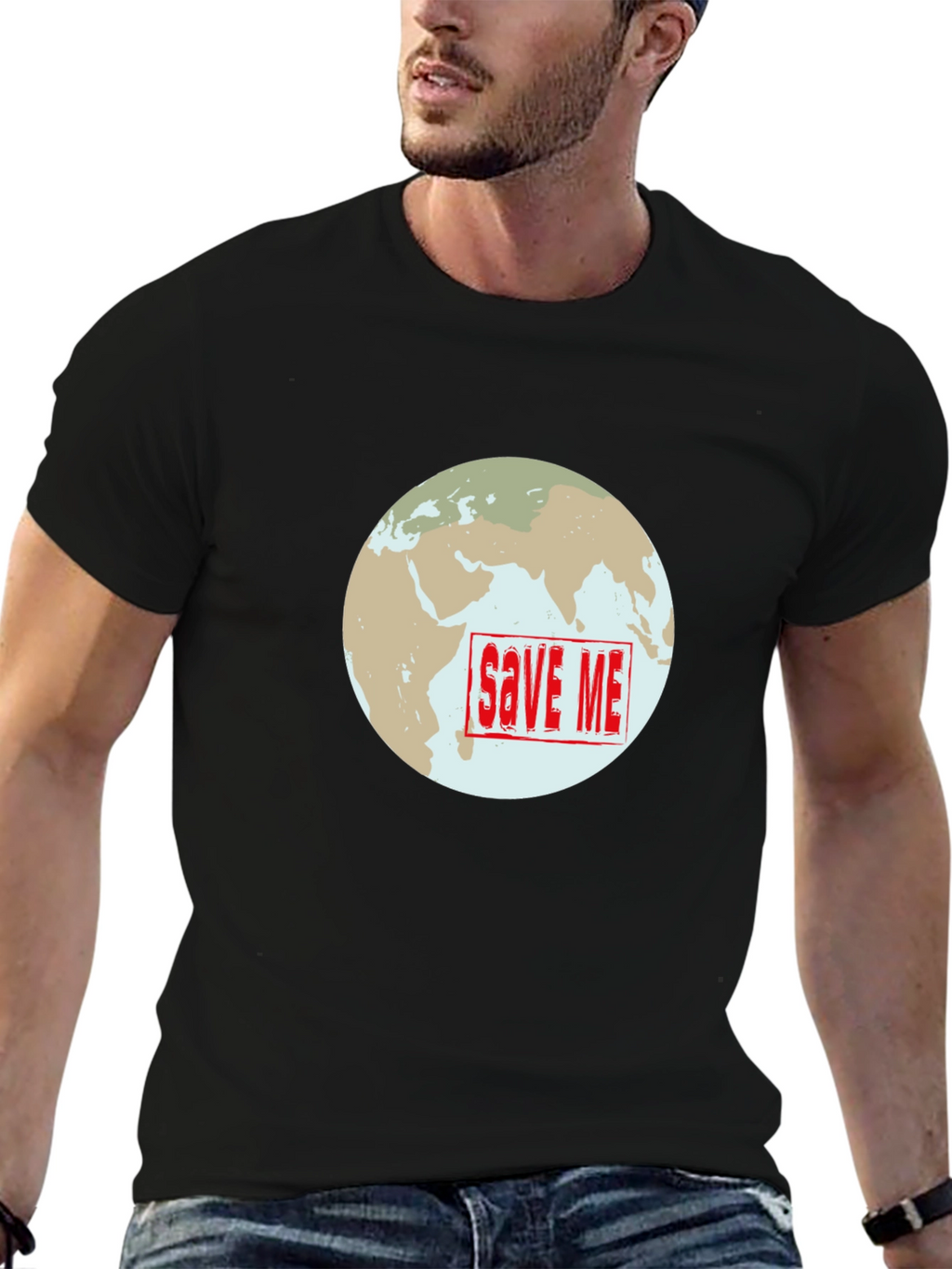 Save Me Earth T-Shirt - Climate Awareness