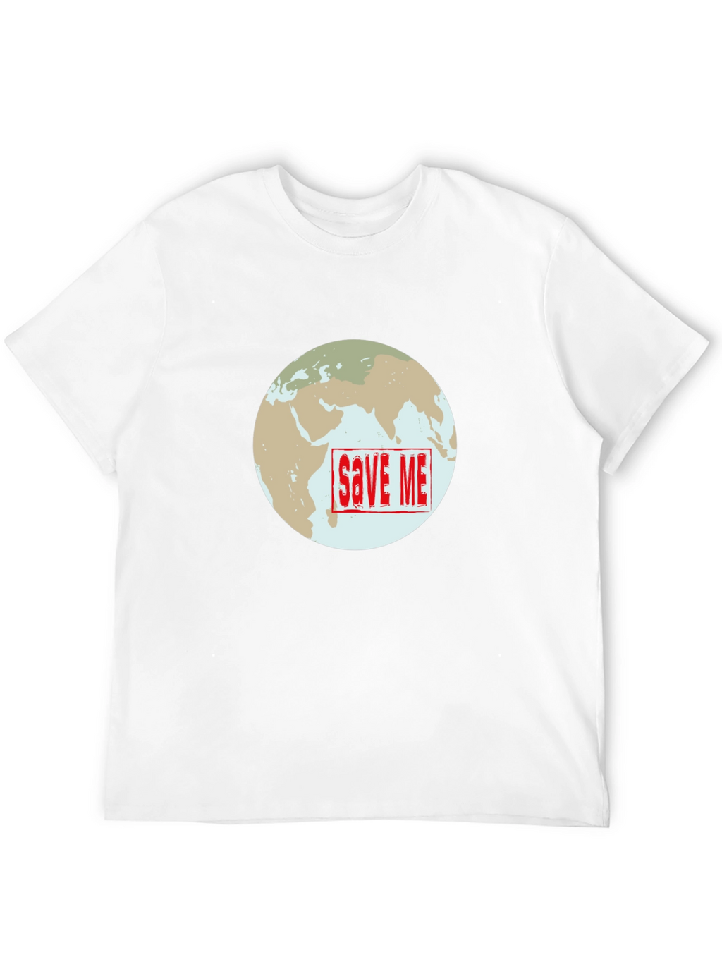 Save Me Earth T-Shirt - Climate Awareness