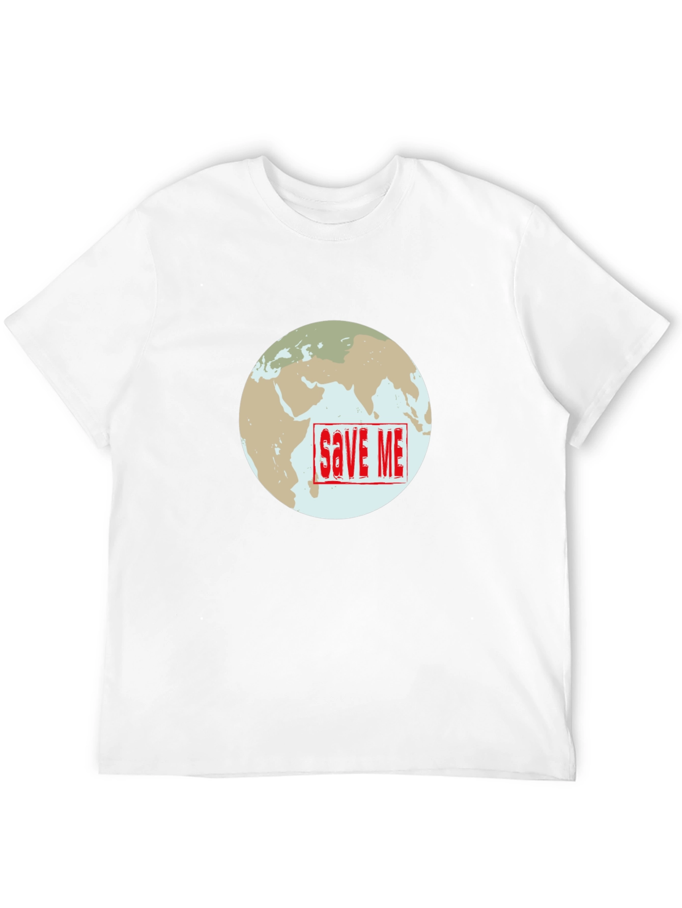 Save Me Earth T-Shirt - Climate Awareness