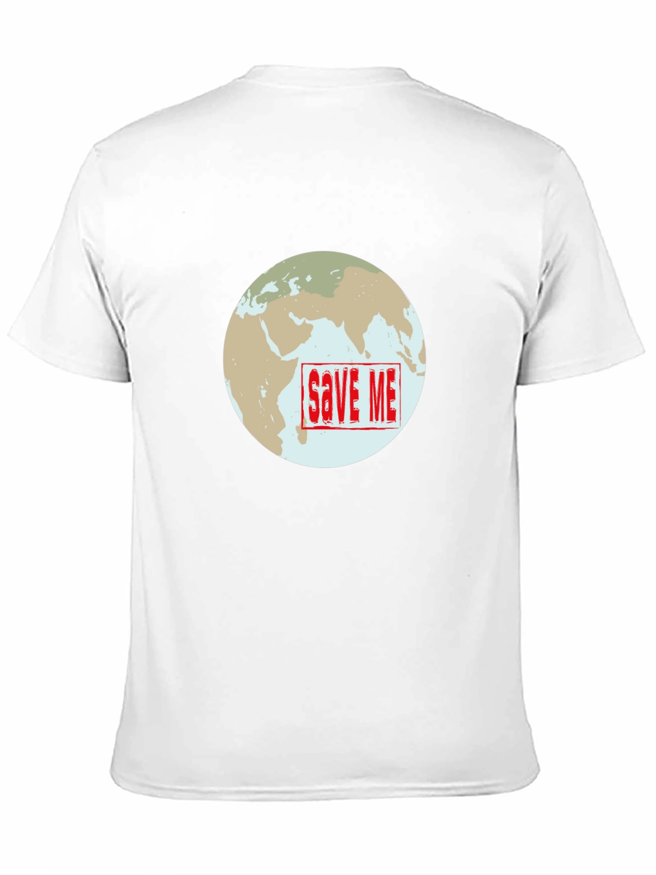 Save Me Earth T-Shirt - Climate Awareness