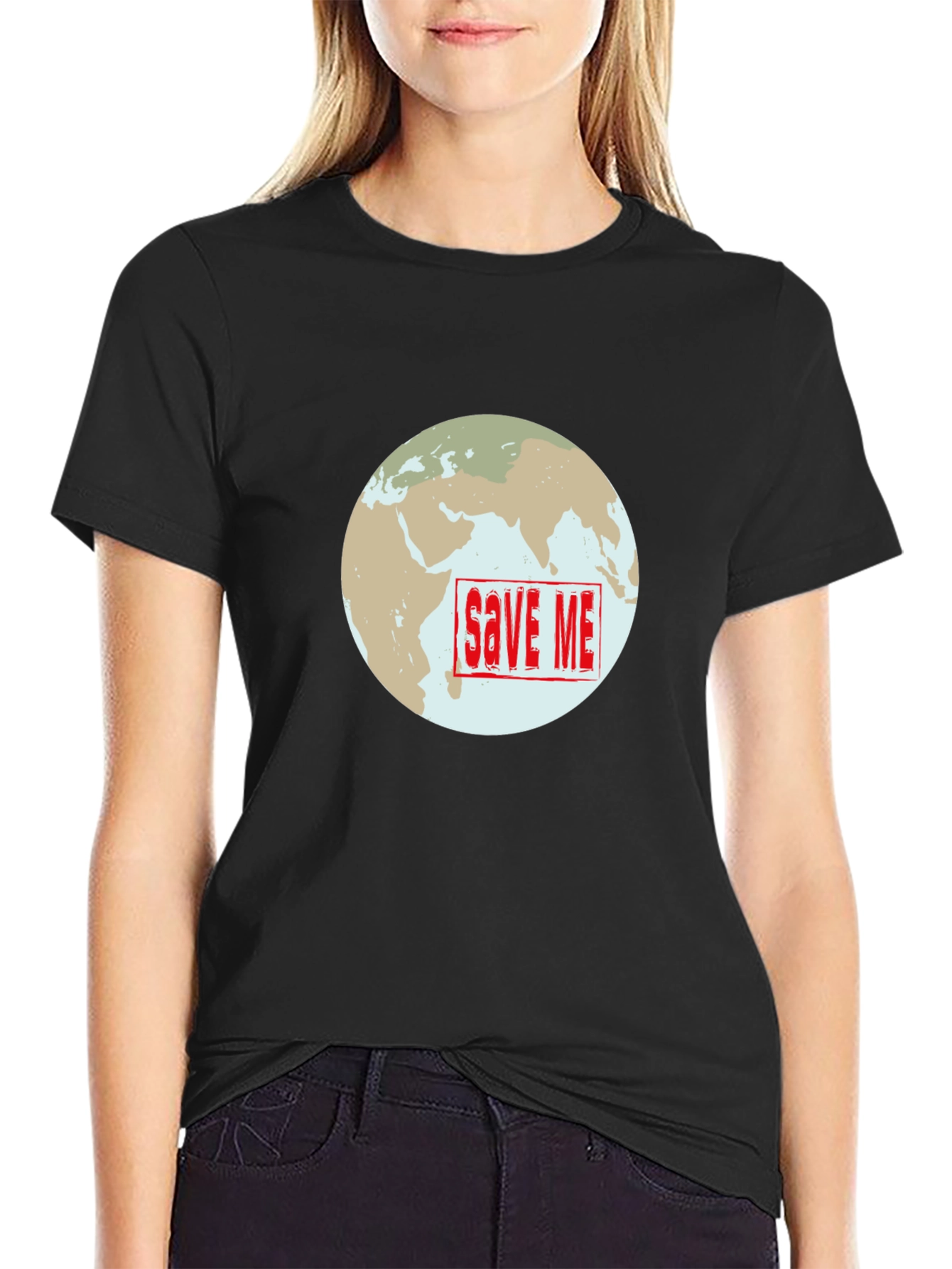 Save Me Earth T-Shirt - Climate Awareness