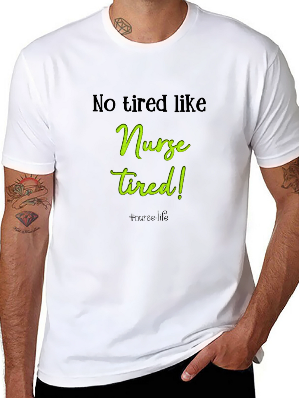 Nurse Tired T-Shirt - Essential for Healthcare Heroes