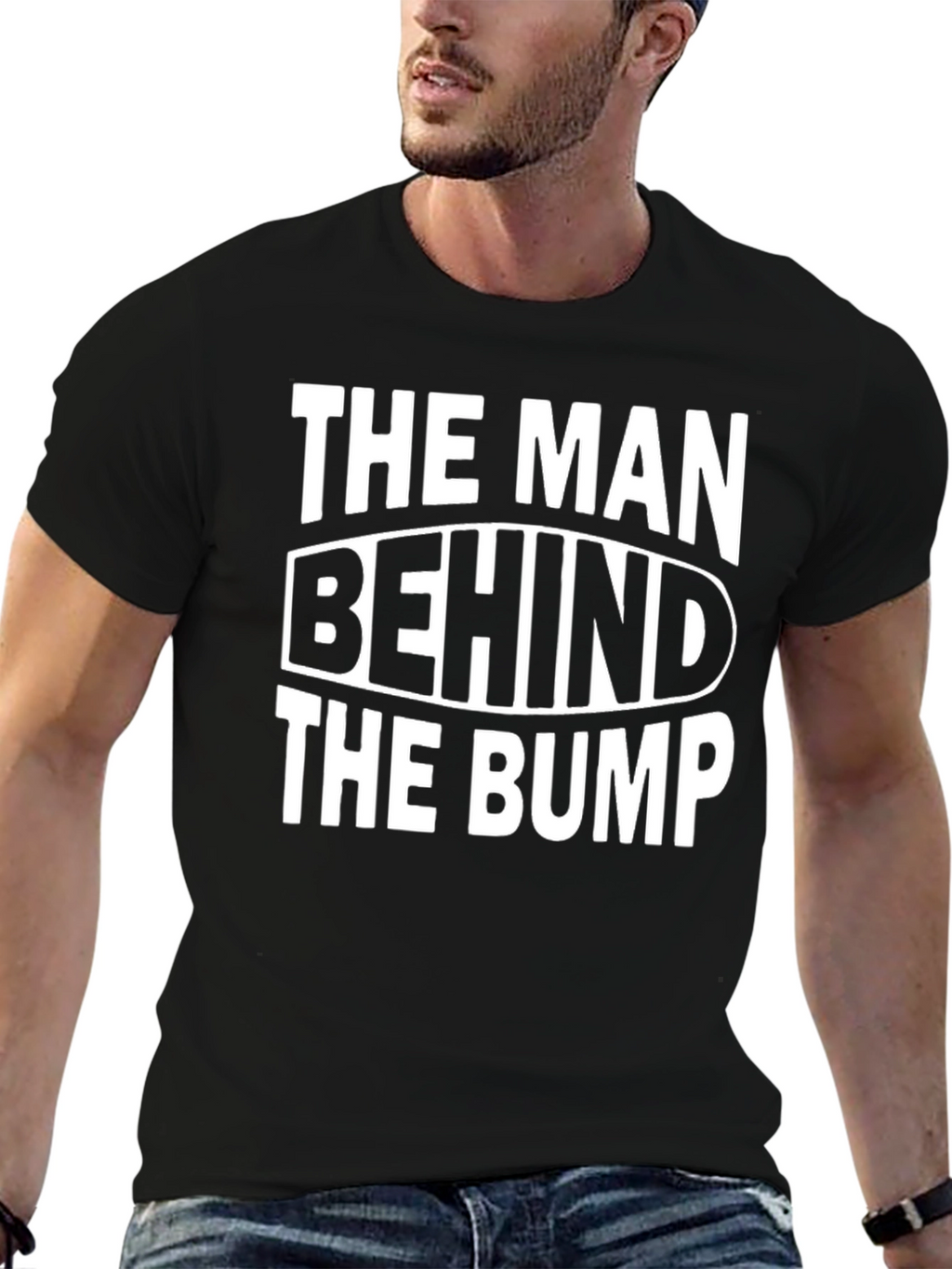 The Man Behind The Bump T-Shirt