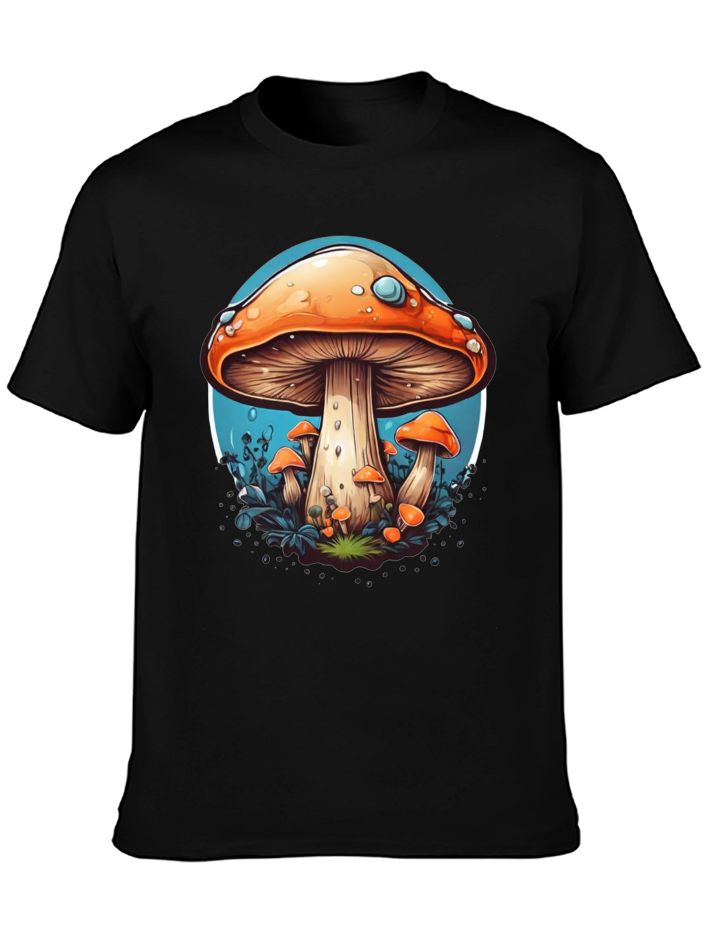 Mushroom Graphic Tee - Funky Style