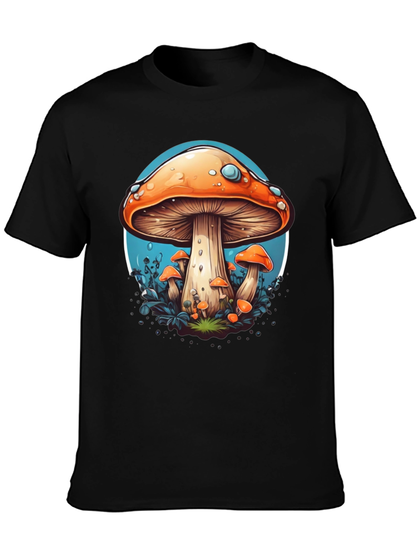 Mushroom Graphic Tee - Funky Style