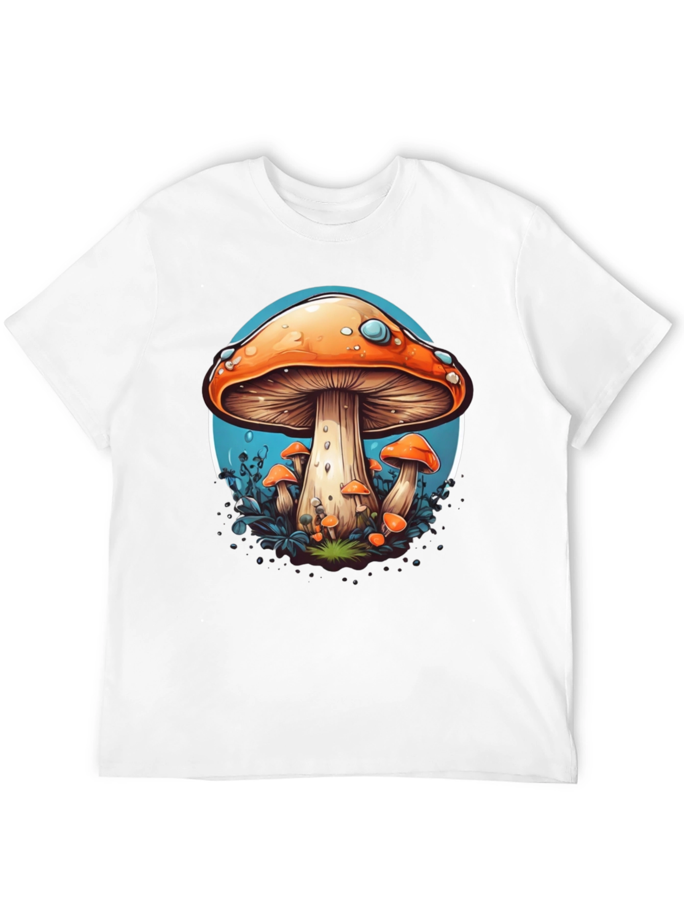 Mushroom Graphic Tee - Funky Style