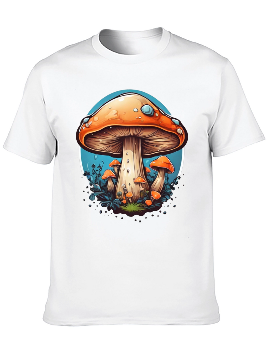 Mushroom Graphic Tee - Funky Style