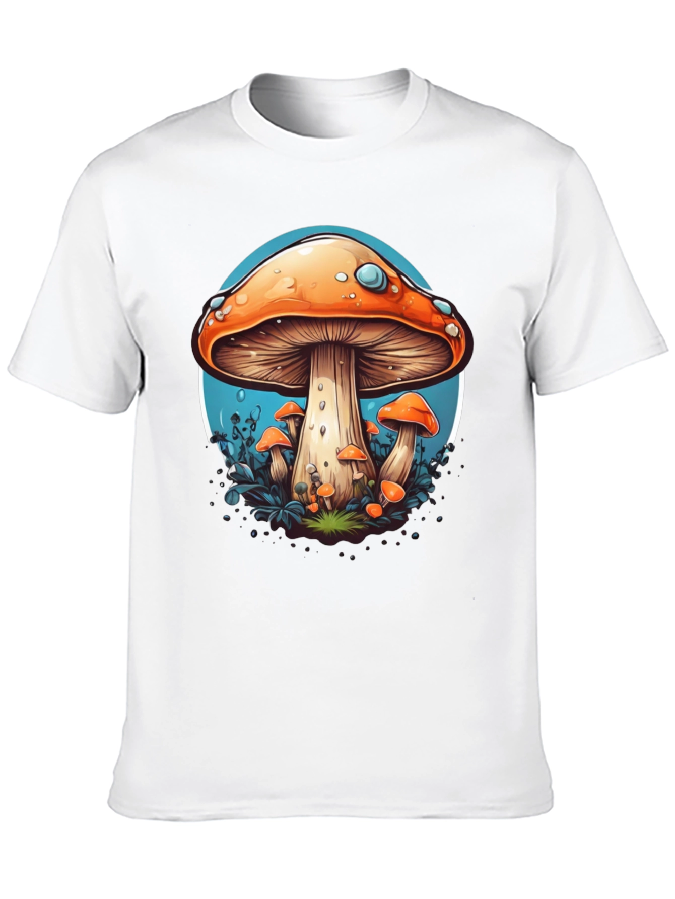 Mushroom Graphic Tee - Funky Style