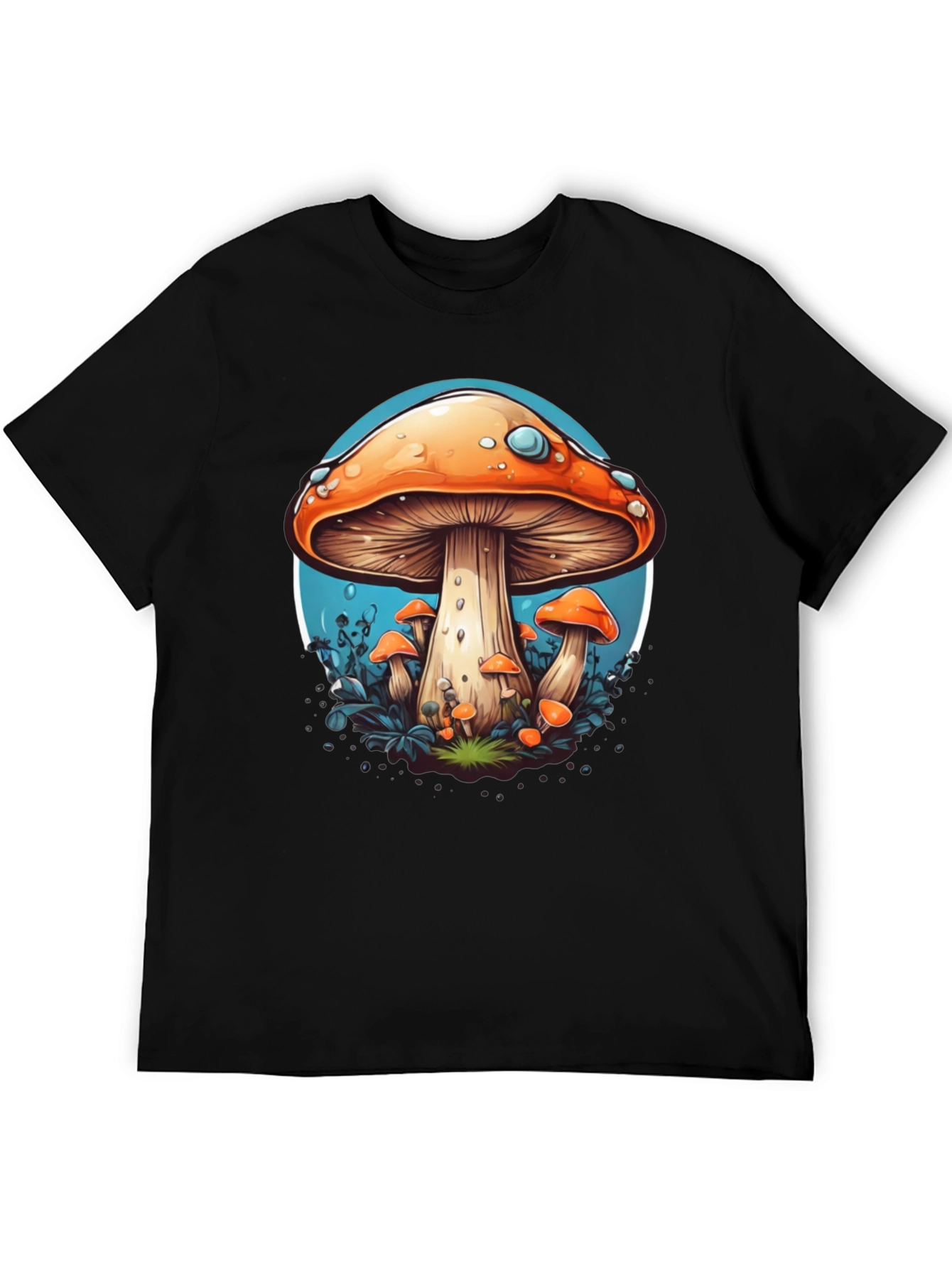 Mushroom Graphic Tee - Funky Style