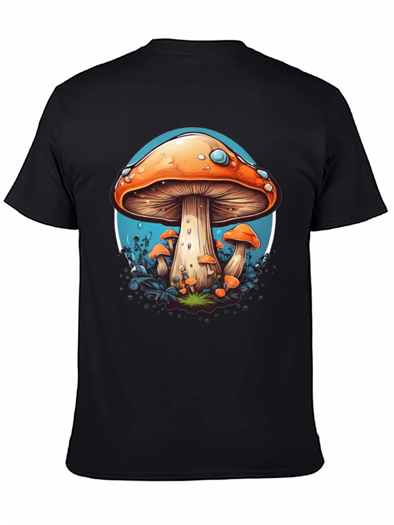 Mushroom Graphic Tee - Funky Style