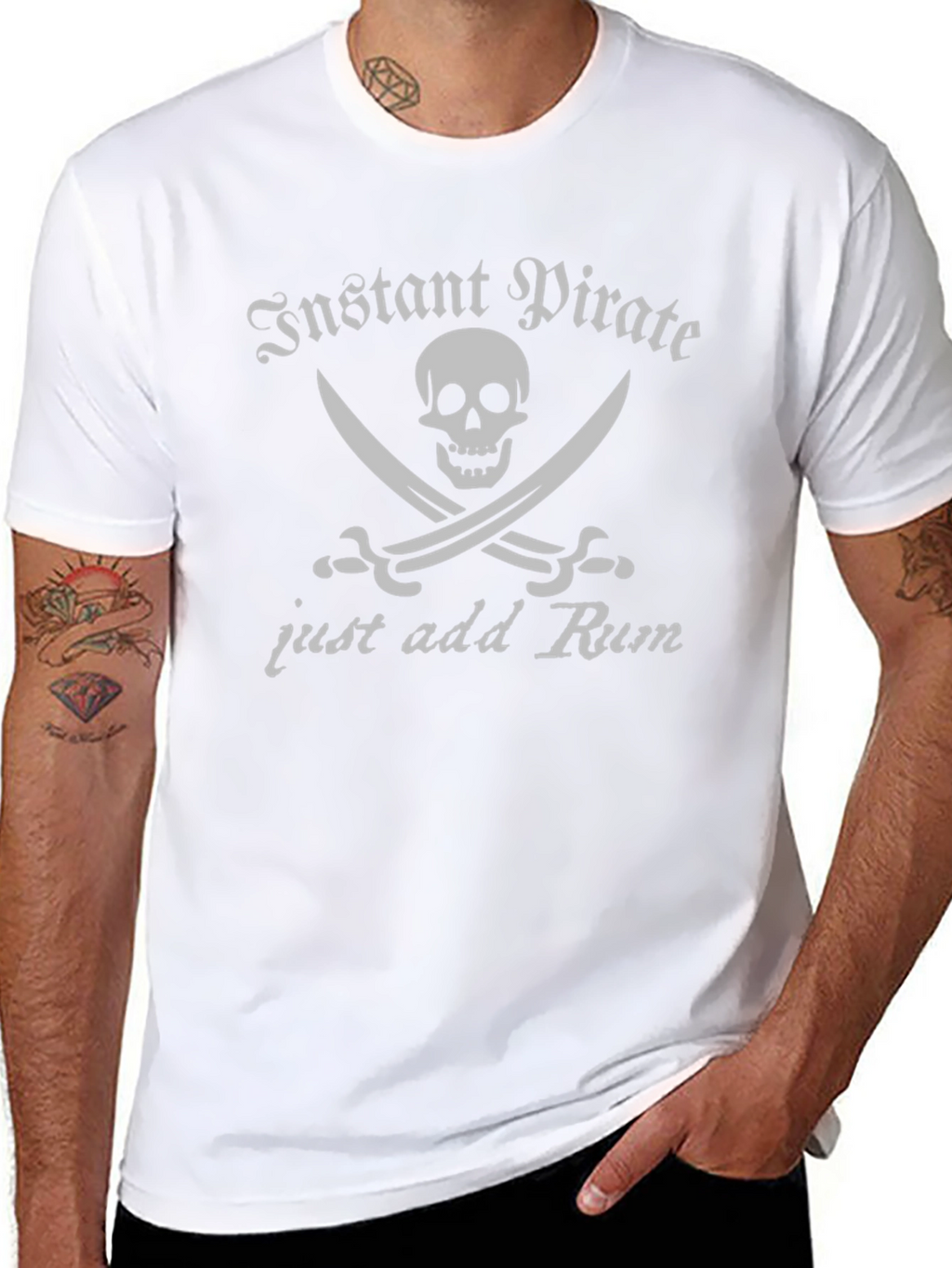 Instant Pirate T-Shirt - Add Rum for Adventure!