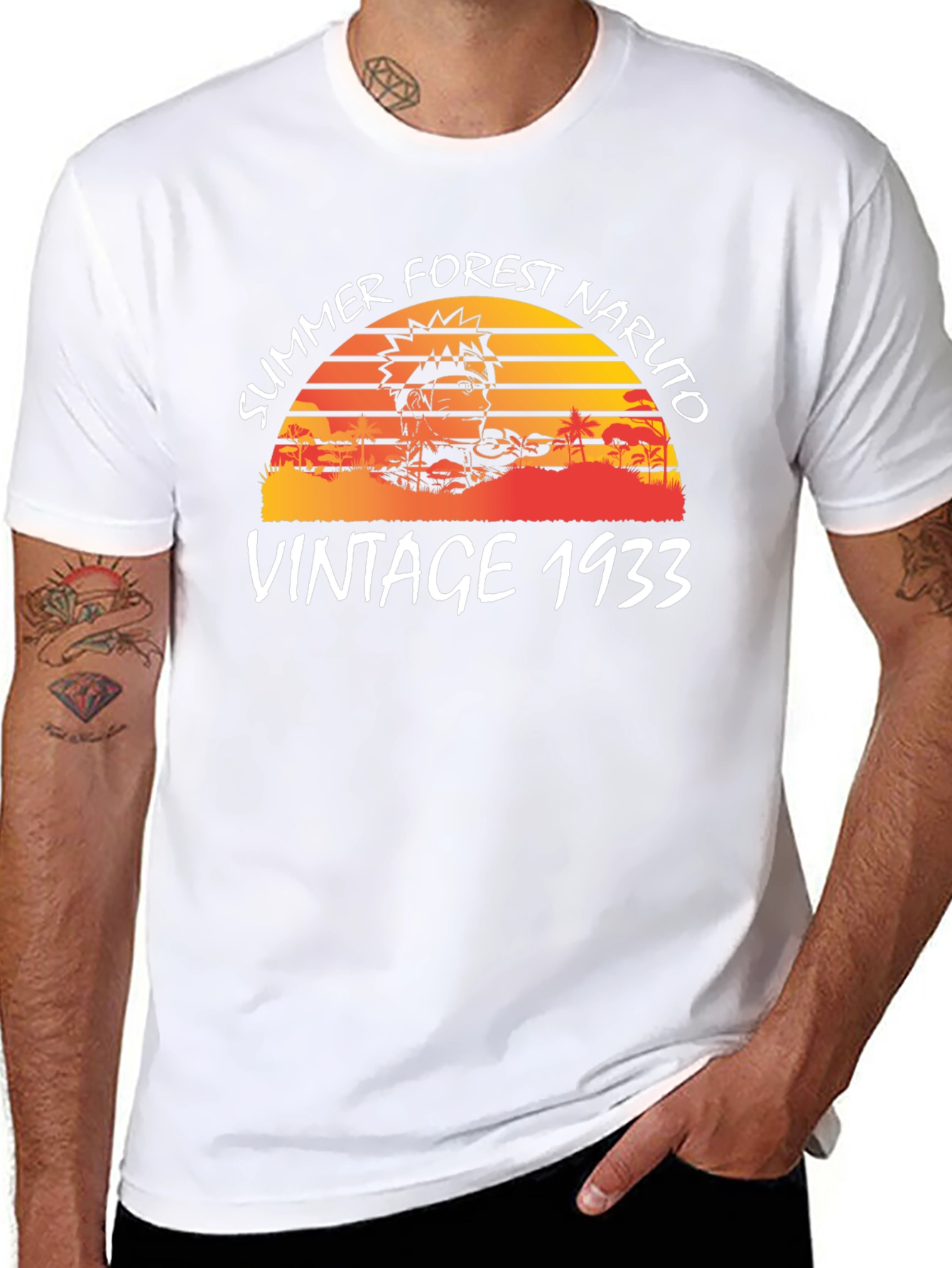 Vintage Naruto Summer Forest 1933 T-Shirt