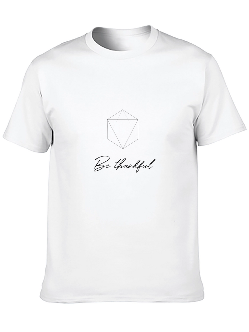 Be Thankful Black Graphic Tee