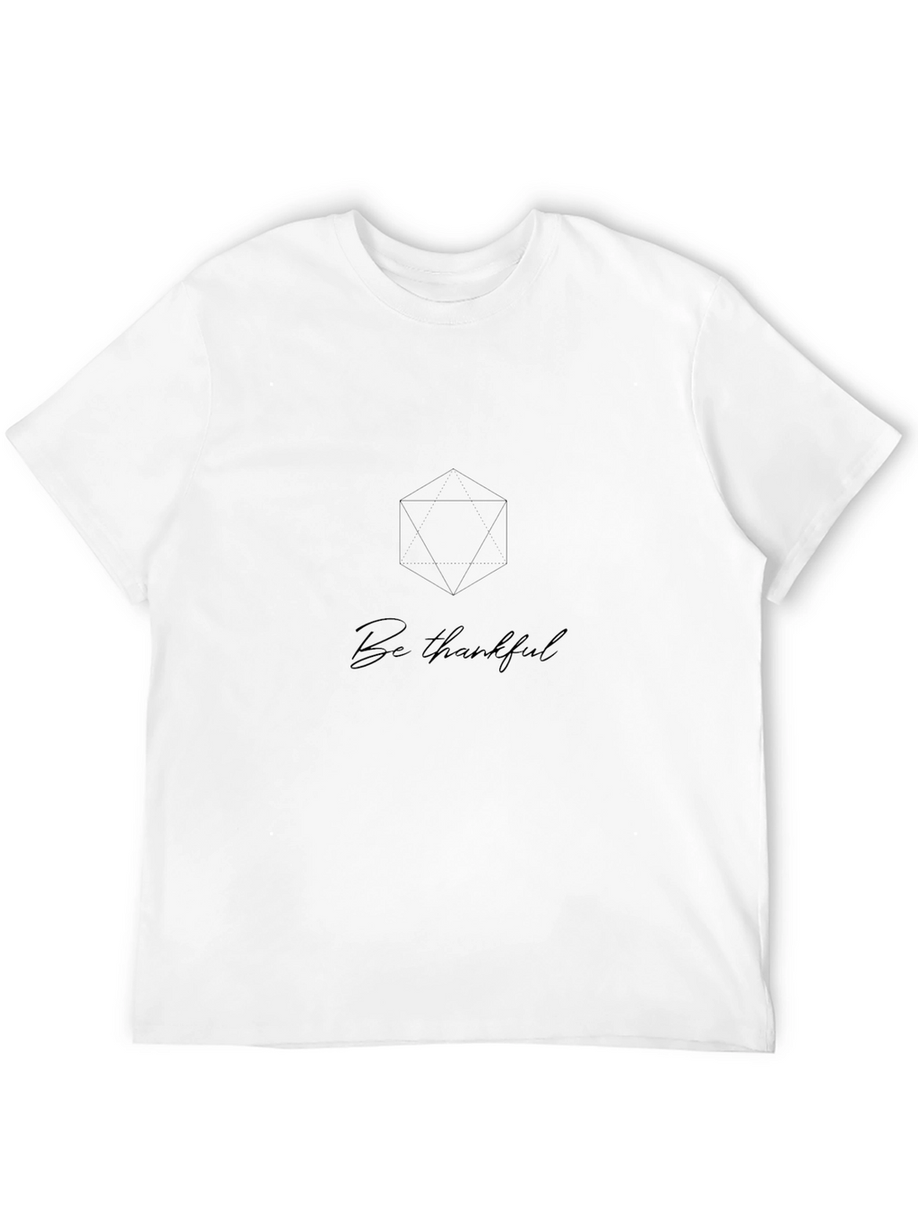 Be Thankful Black Graphic Tee