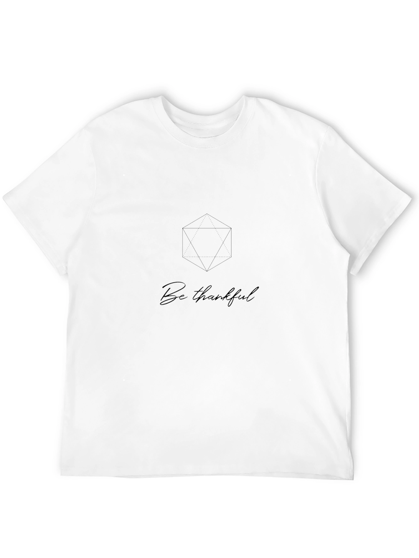 Be Thankful Black Graphic Tee
